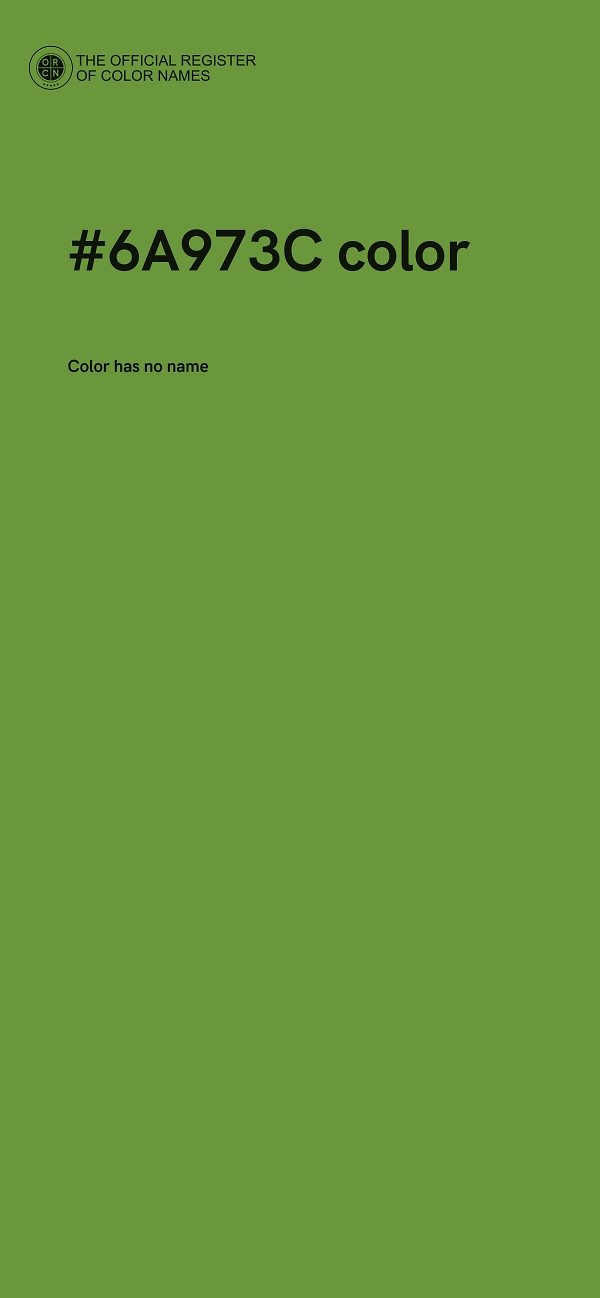 #6A973C color image