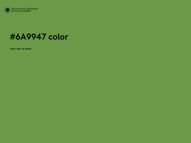 #6A9947 color image