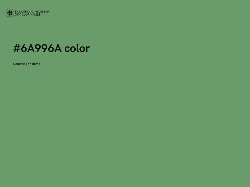 #6A996A color image