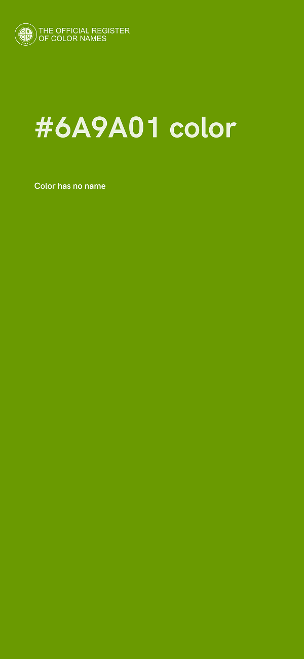 #6A9A01 color image
