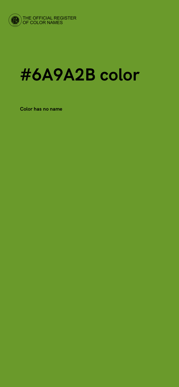 #6A9A2B color image