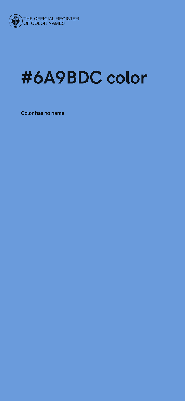 #6A9BDC color image