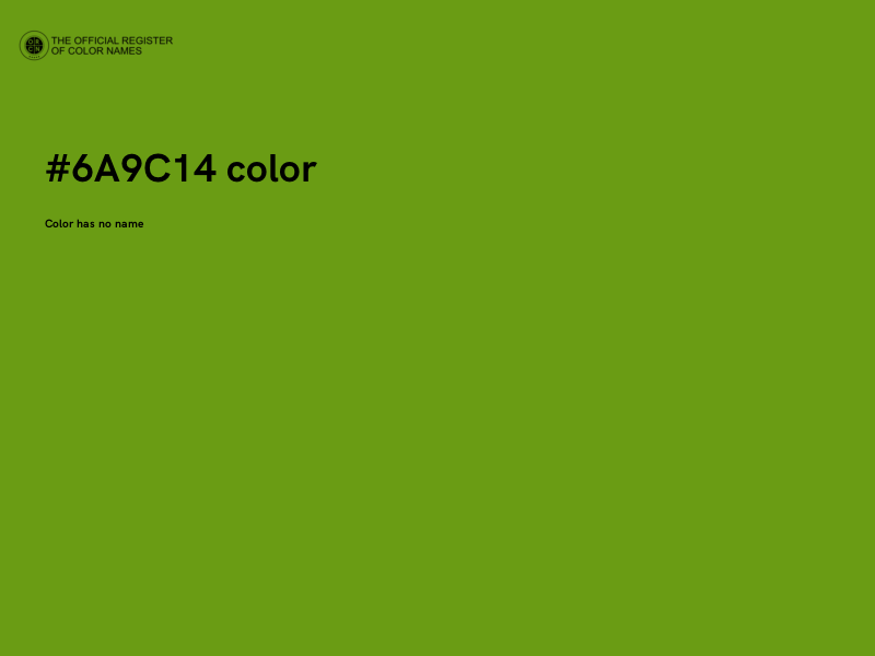 #6A9C14 color image