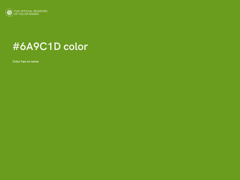 #6A9C1D color image