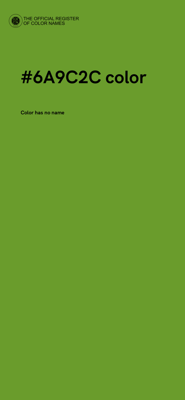 #6A9C2C color image