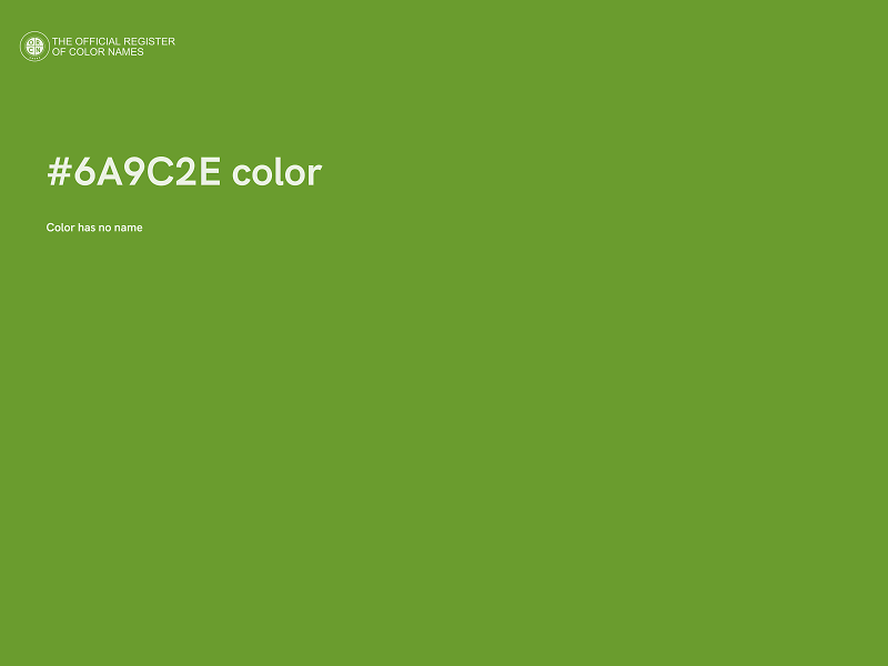 #6A9C2E color image