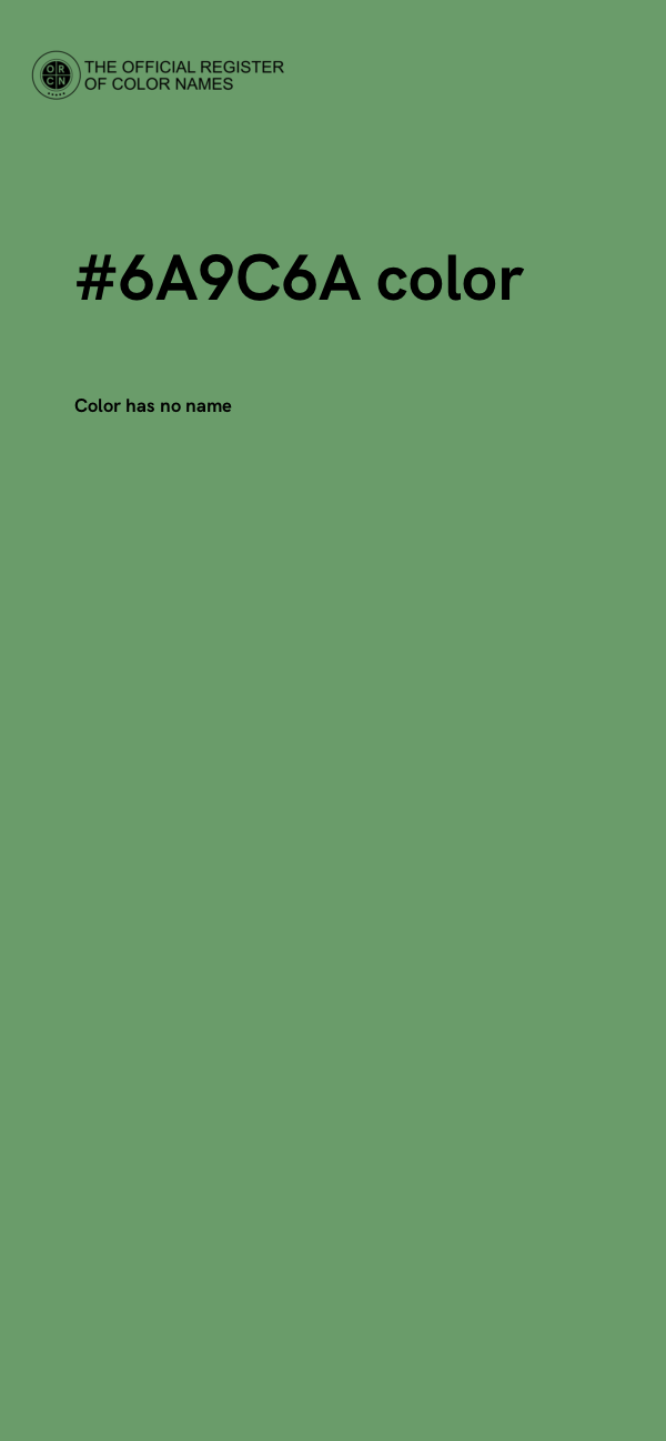 #6A9C6A color image