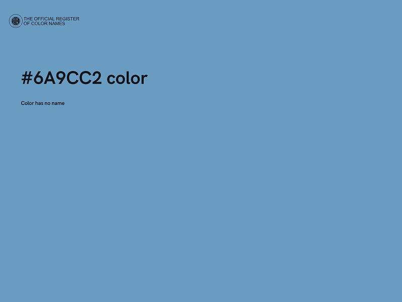 #6A9CC2 color image