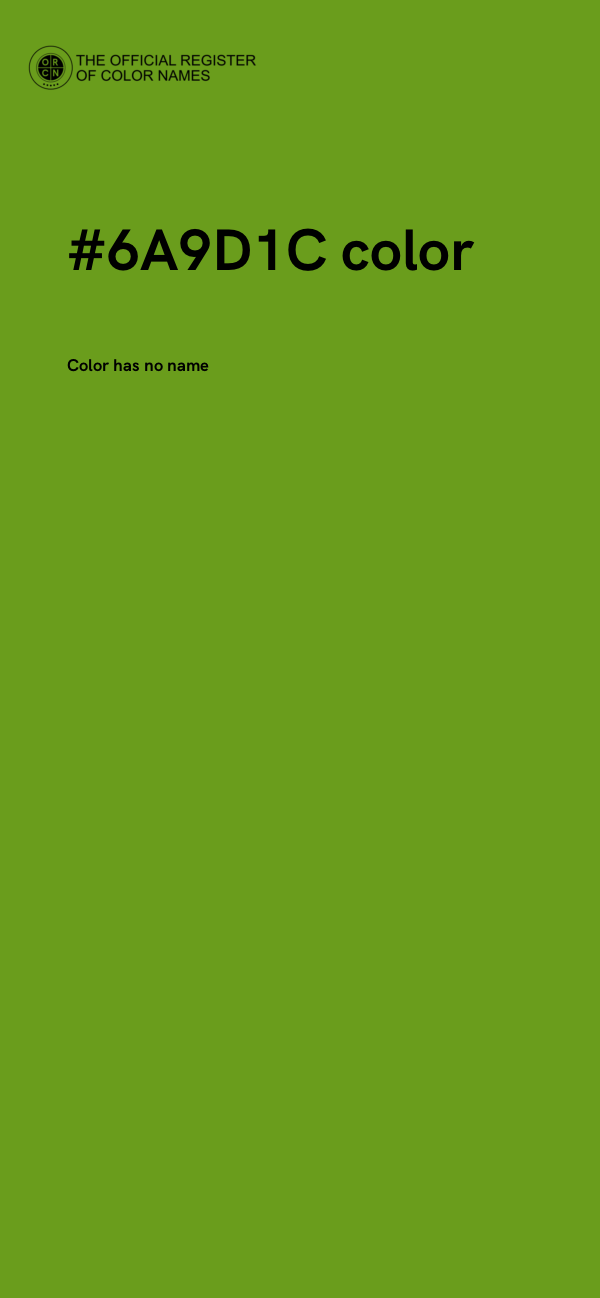 #6A9D1C color image