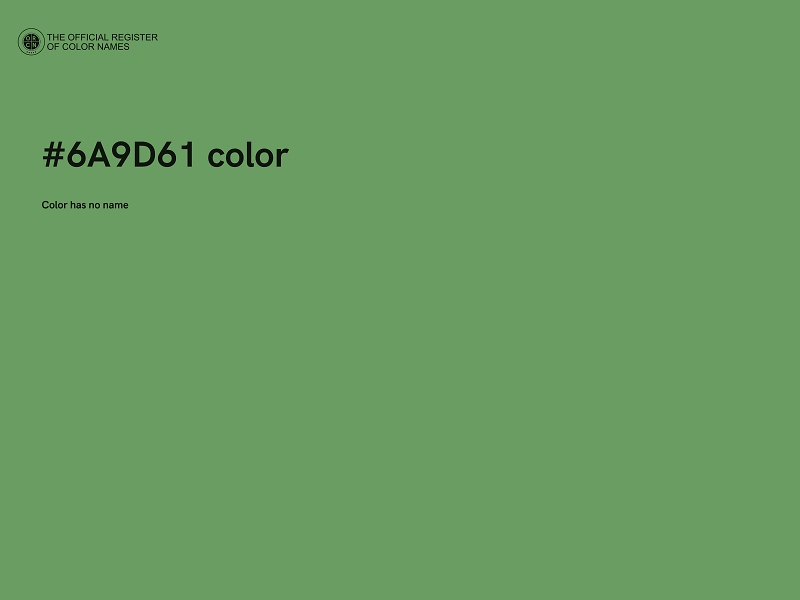 #6A9D61 color image