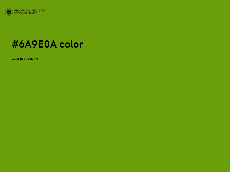 #6A9E0A color image
