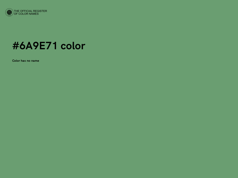 #6A9E71 color image