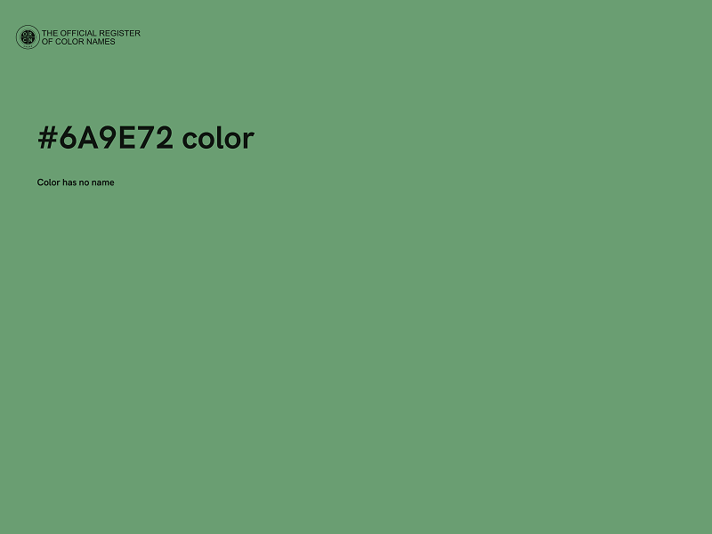 #6A9E72 color image