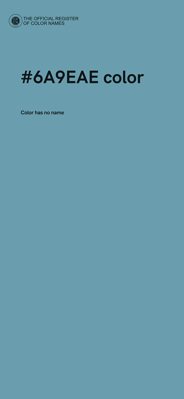 #6A9EAE color image
