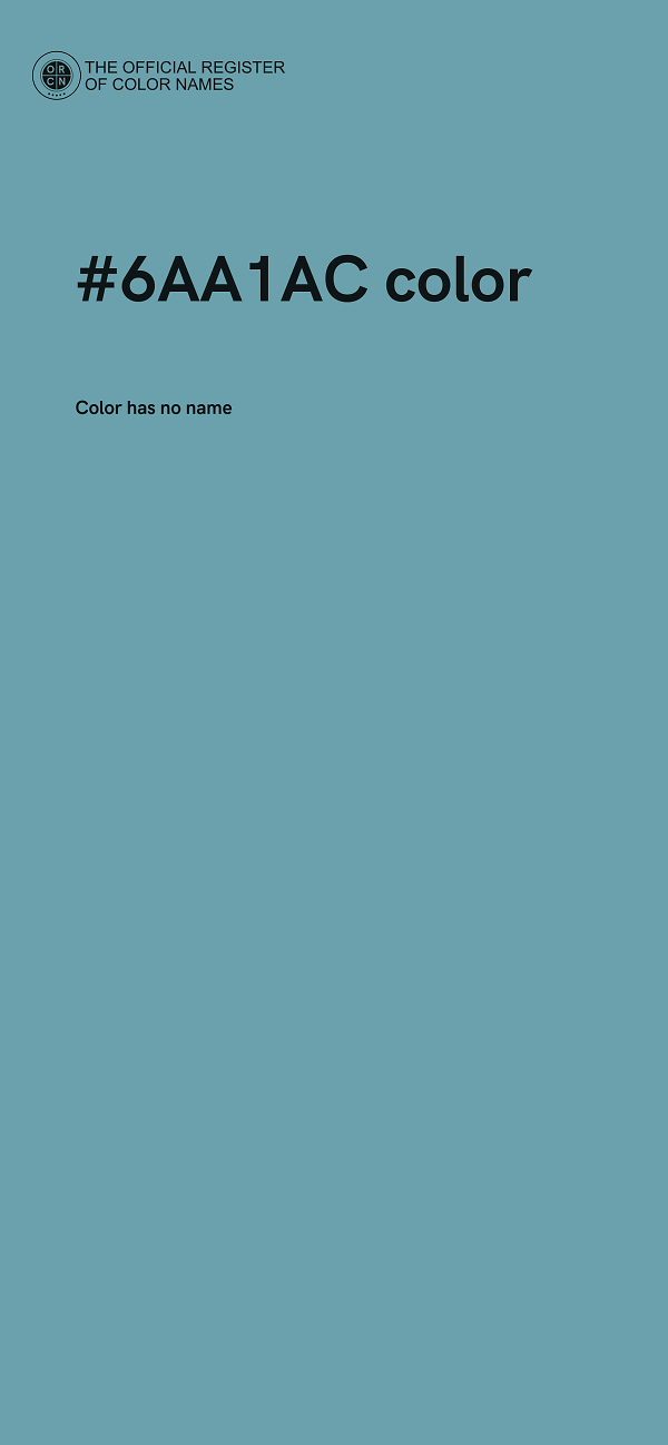 #6AA1AC color image