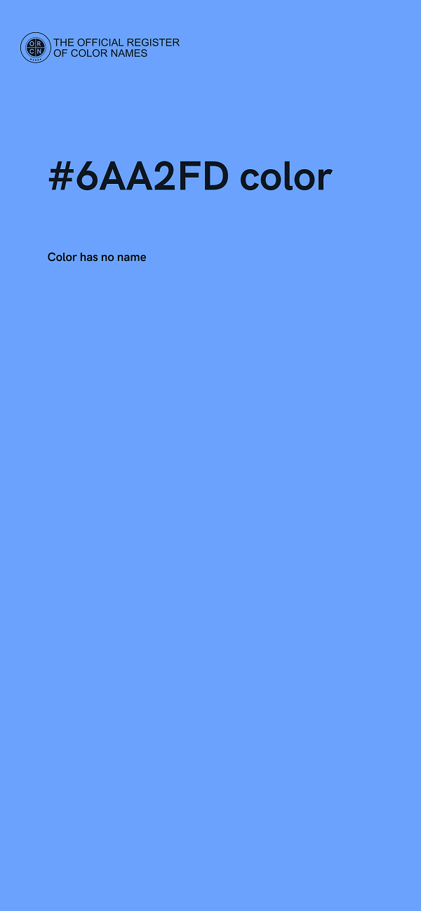 #6AA2FD color image