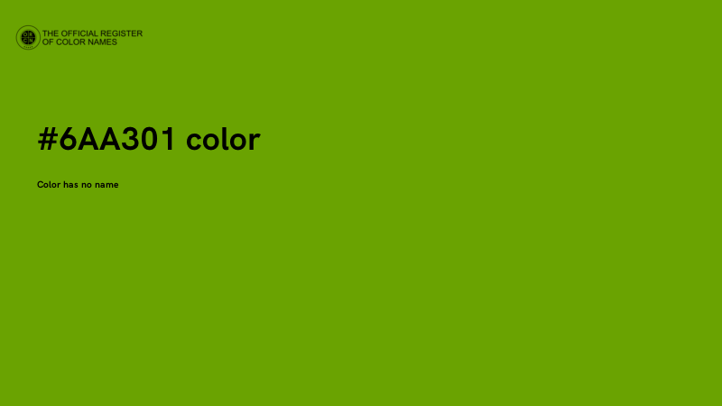 #6AA301 color image
