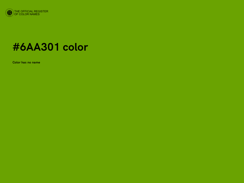 #6AA301 color image