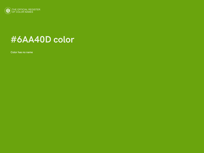 #6AA40D color image