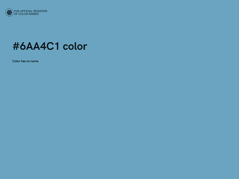 #6AA4C1 color image