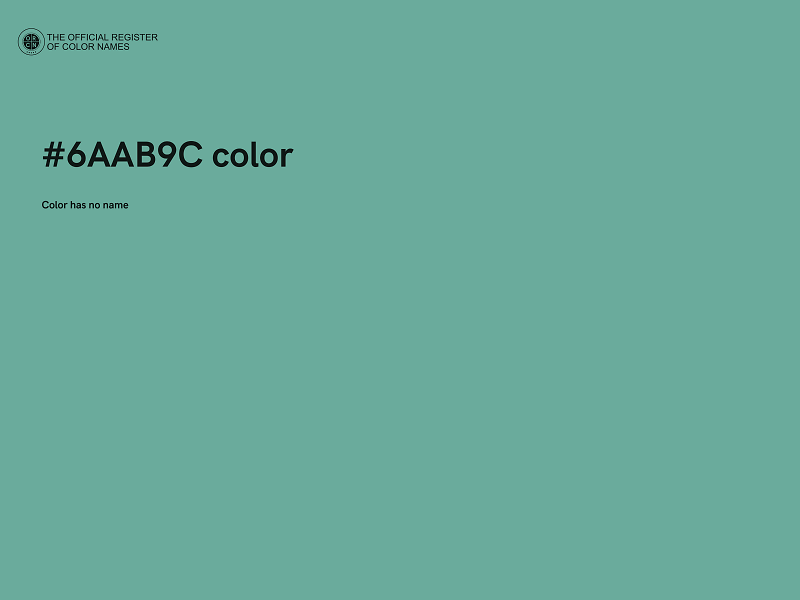 #6AAB9C color image