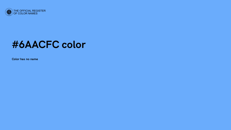 #6AACFC color image