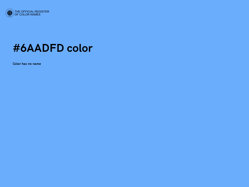 #6AADFD color image
