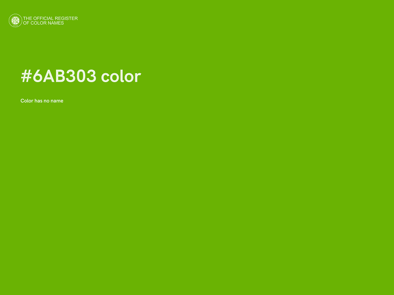 #6AB303 color image