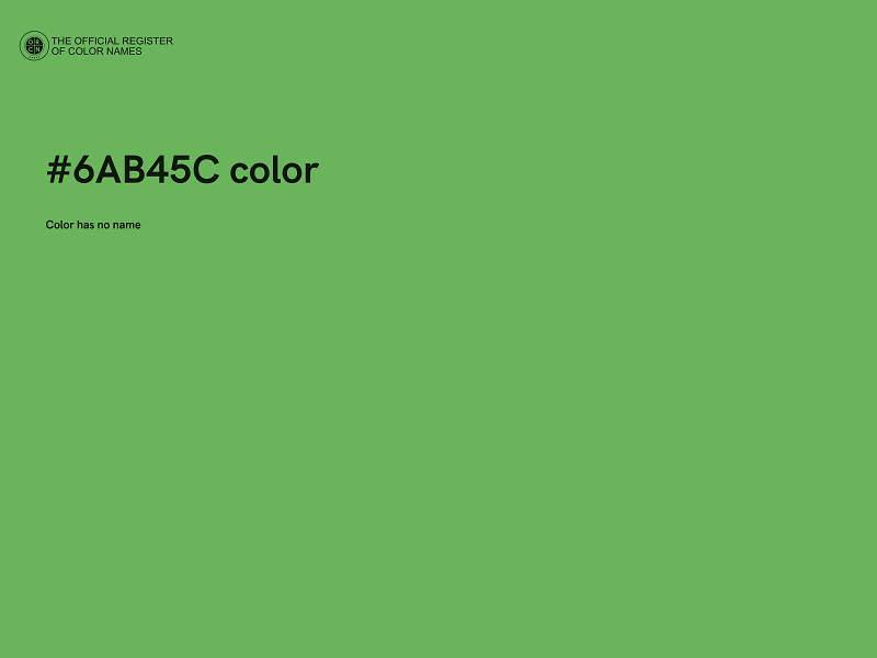 #6AB45C color image