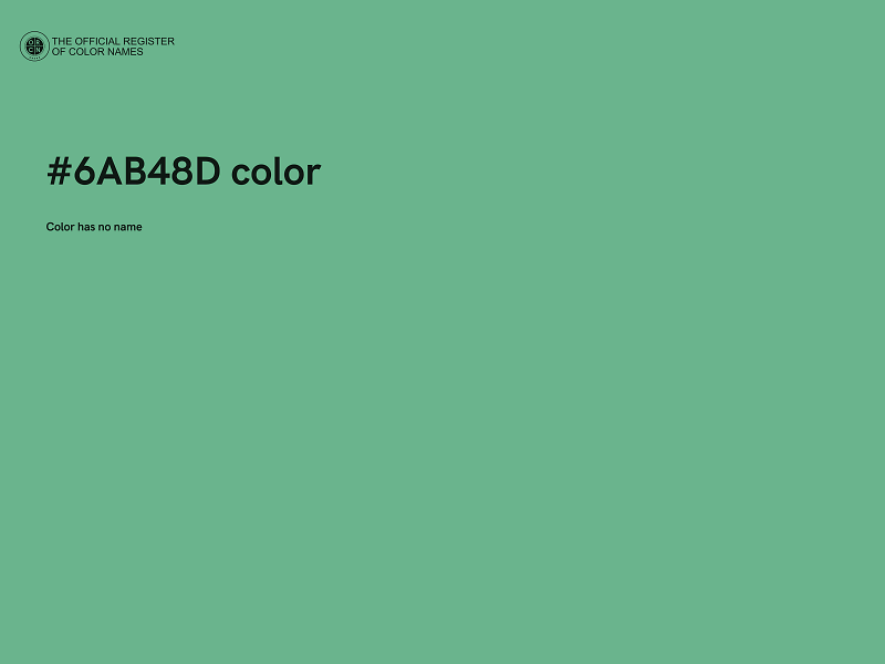 #6AB48D color image