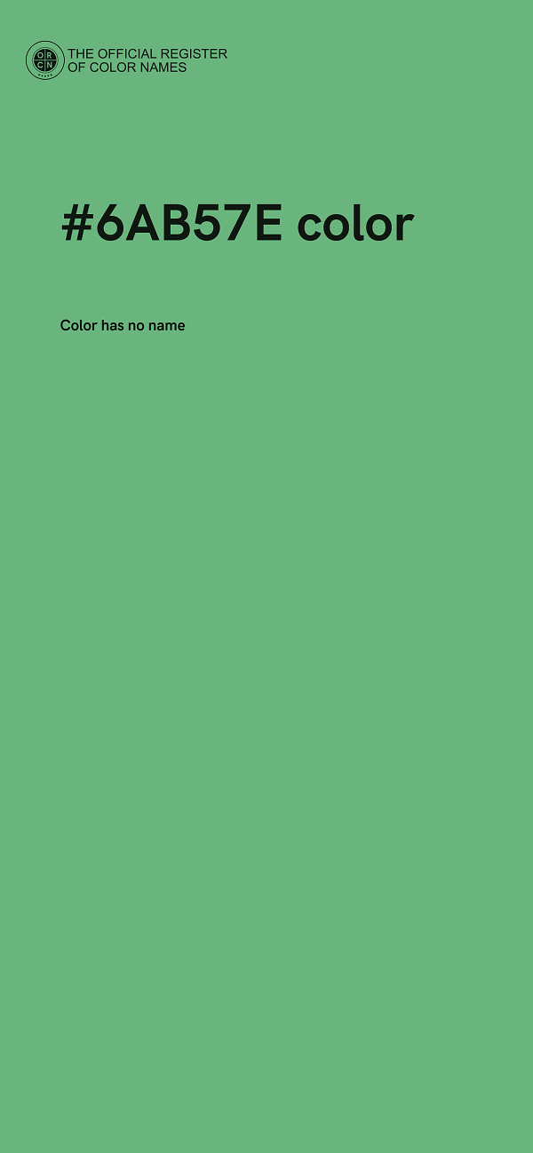 #6AB57E color image