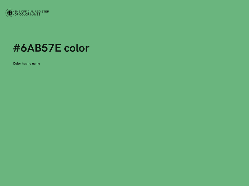 #6AB57E color image