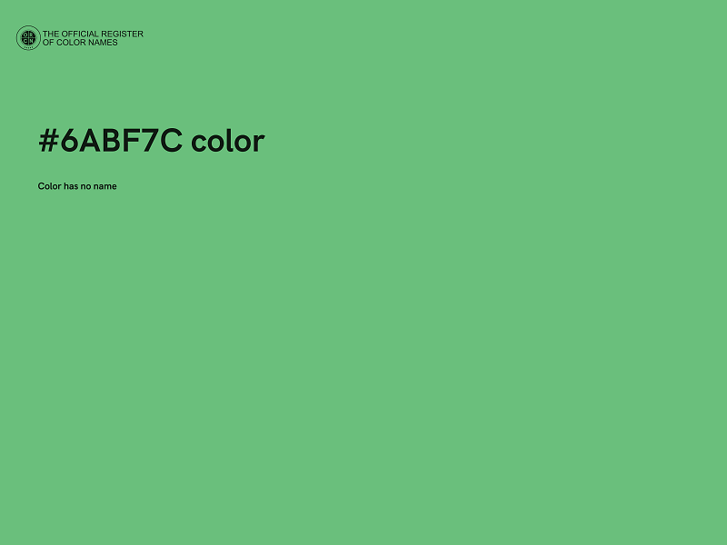 #6ABF7C color image