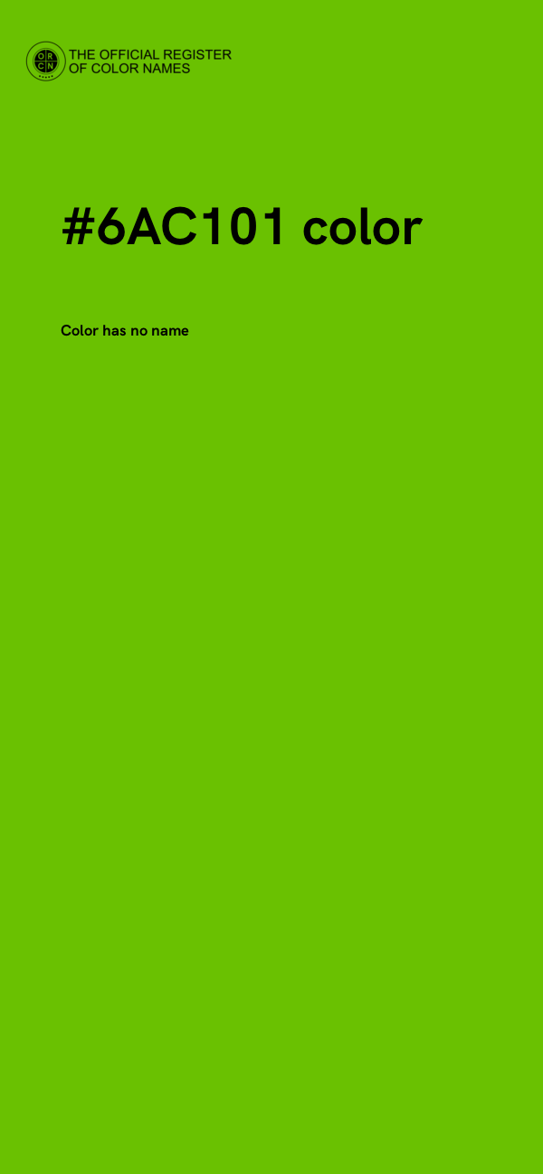 #6AC101 color image