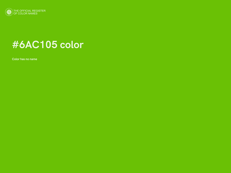 #6AC105 color image