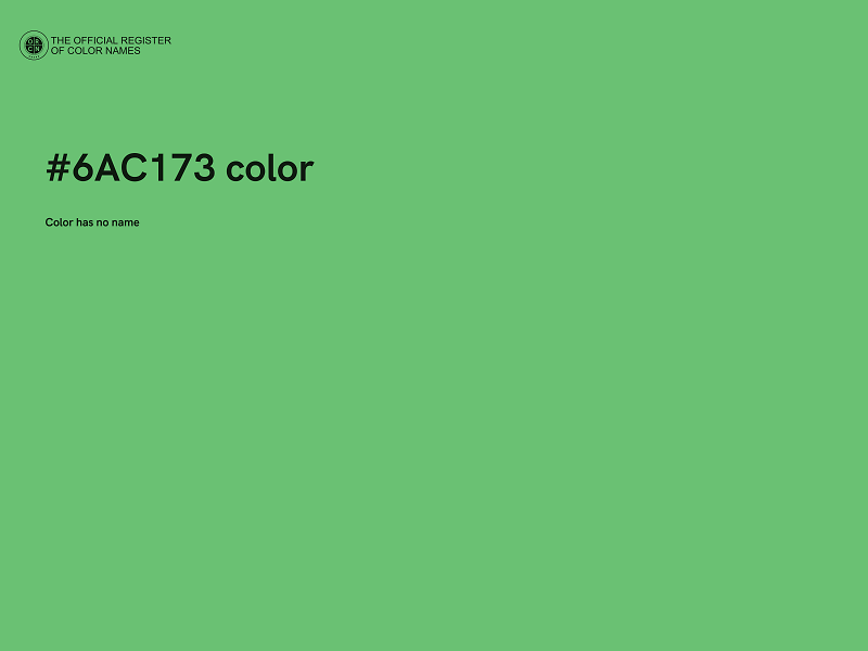 #6AC173 color image