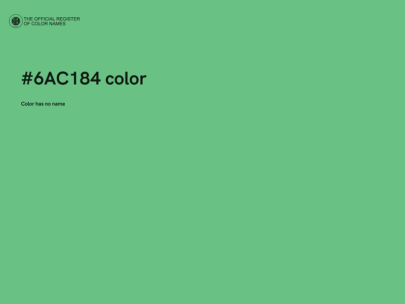 #6AC184 color image