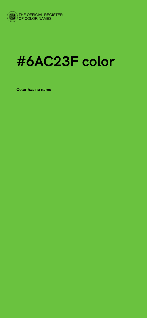 #6AC23F color image