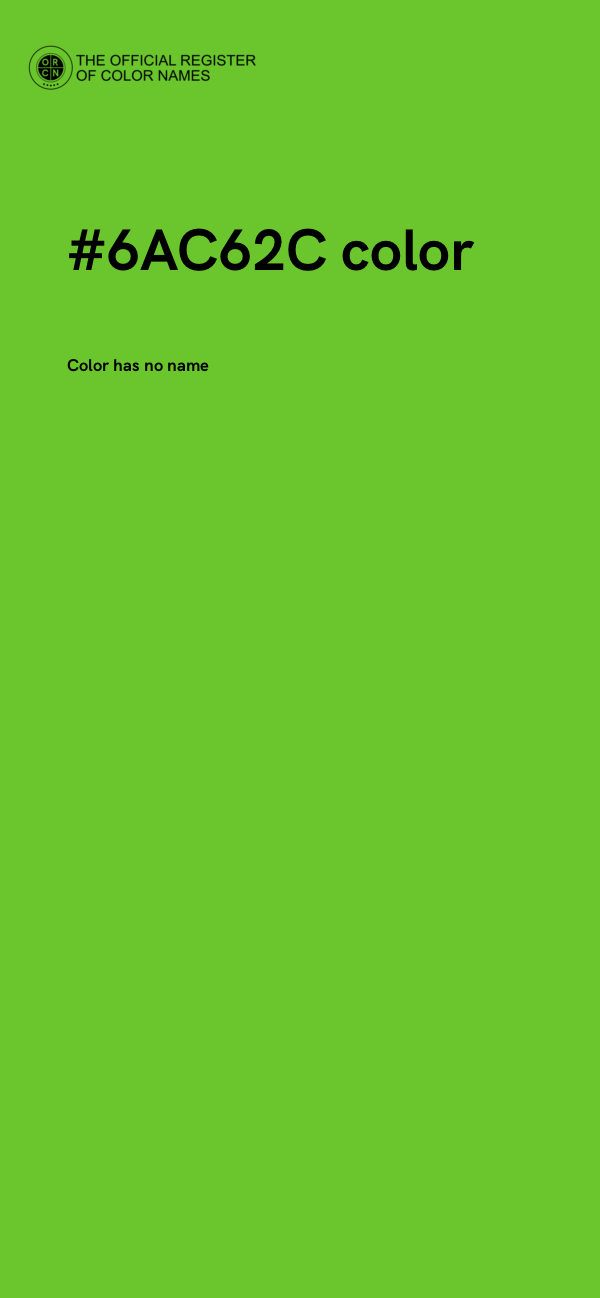 #6AC62C color image