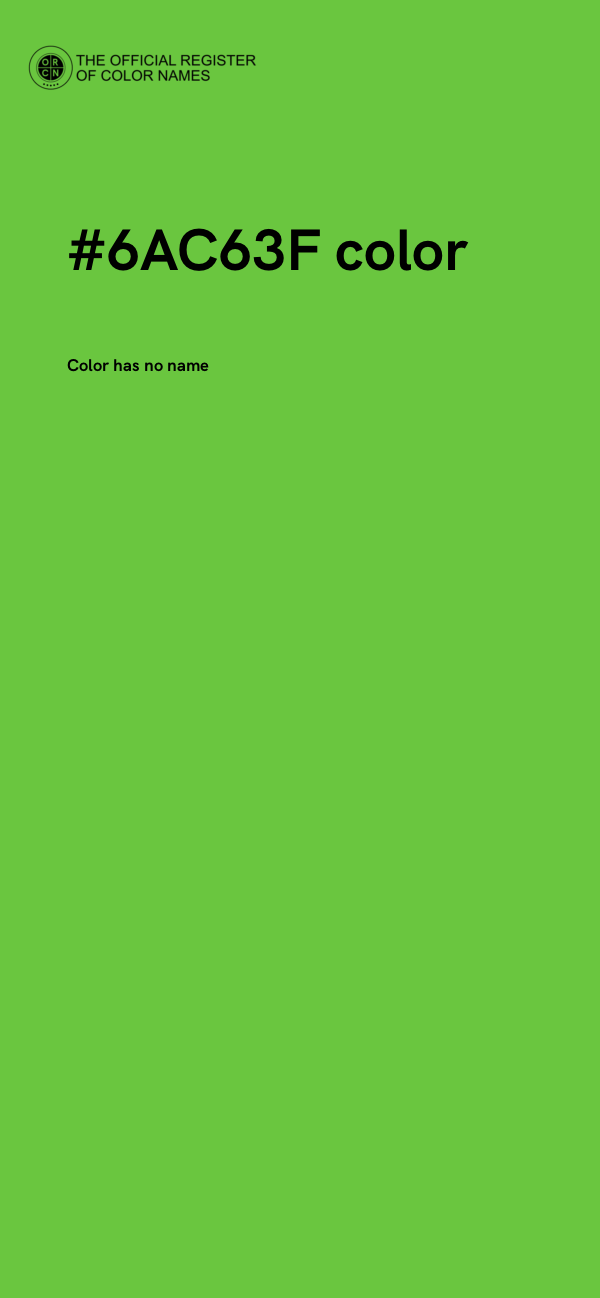 #6AC63F color image