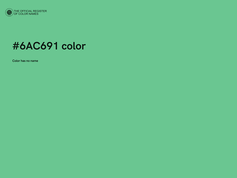 #6AC691 color image