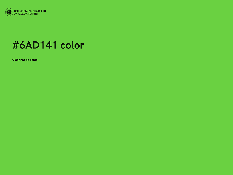 #6AD141 color image