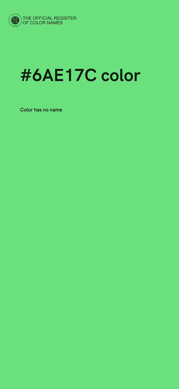 #6AE17C color image