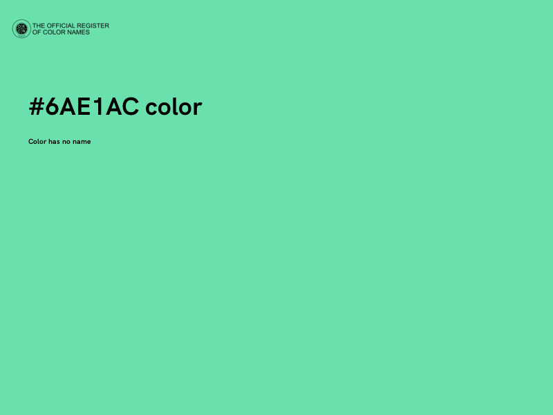 #6AE1AC color image