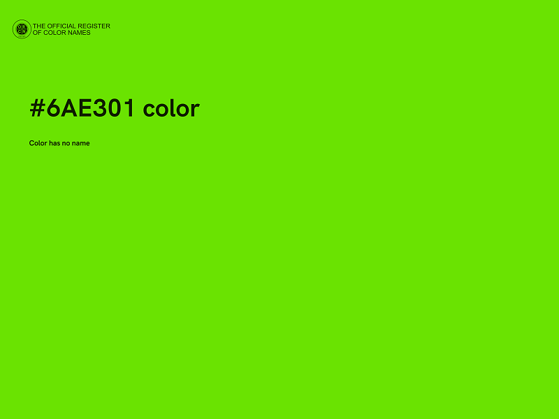 #6AE301 color image