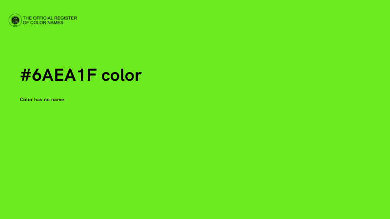 #6AEA1F color image