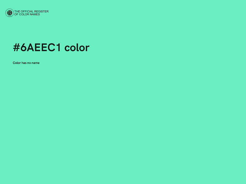 #6AEEC1 color image