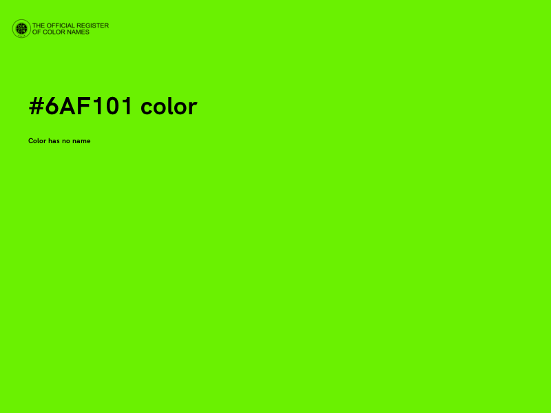 #6AF101 color image