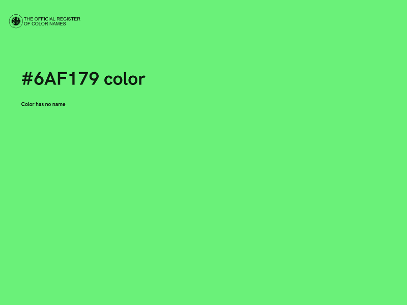 #6AF179 color image