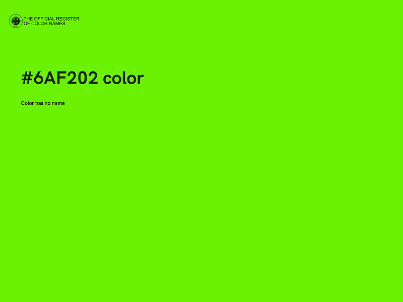 #6AF202 color image